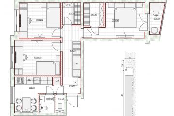 Дизайн-проект трехкомнатрой квартиры