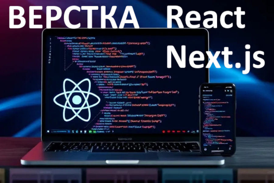 Верстка сайта, лендинга на React JS или Next JS 5 000 руб.  за 3 дня.. Александр Александр