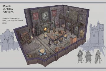 2 – D художник. Персонажи, фона, интерфейс и арты для игр и настольных игр