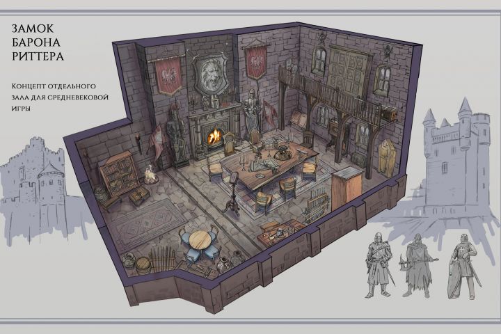 2 – D художник. Персонажи, фона, интерфейс и арты для игр и настольных игр - 2075757