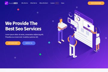 Сайт для услуг SEO продвижения и рекламы