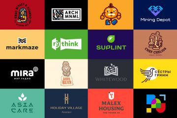 Разработка логотипа - 6 уникальных вариантов