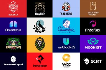 Разработка логотипа - 6 уникальных вариантов