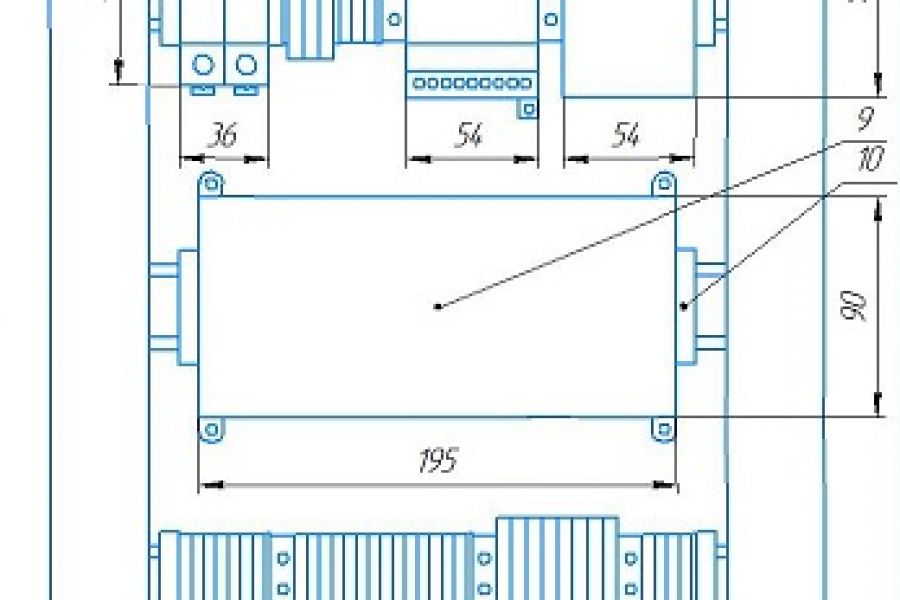 Разработка 2D чертежей/схем 2 000 руб.  за 1 день.. Никита Бутко