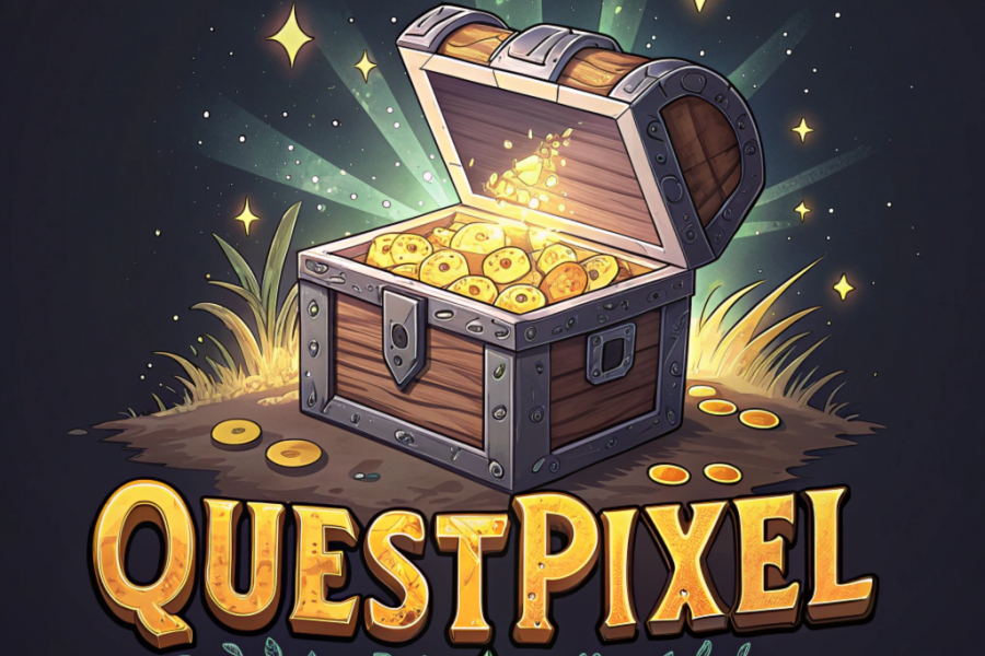 Продаю: Логотип для видеоигр QuestPixel -   готовая работа на продажу :13342