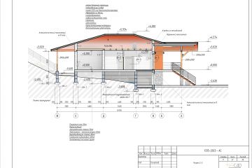 Проект дома на склоне