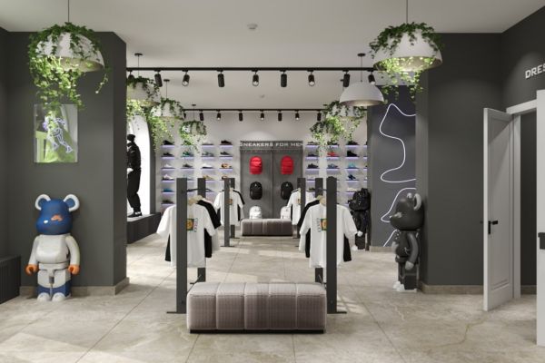 Дизайн визуализация коммерческого помещения