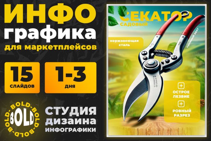 Инфографика для маркетплейсов ( ВБ, ОЗОН, Яндекс маркет ) - 2110320