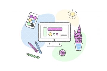 Иллюстрация - Рабочее пространство