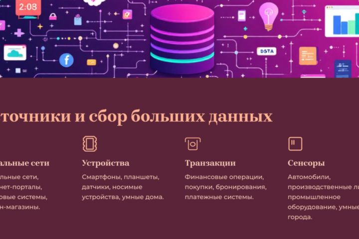 Создание презентации:  "Возрастающая роль больших данных (Big Data) в бизнесе" - 2112310