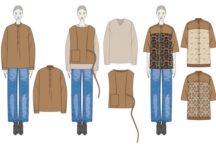 Технический рисунок одежды - 2114723