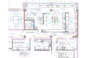 Расстановка технологического оборудования и спецификация. Ресторан, кафе, бистро