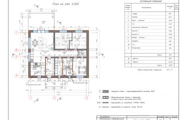 Готовые исходники в формате PDF и DWG на проект ТК-2 (147,7 кв.м.)