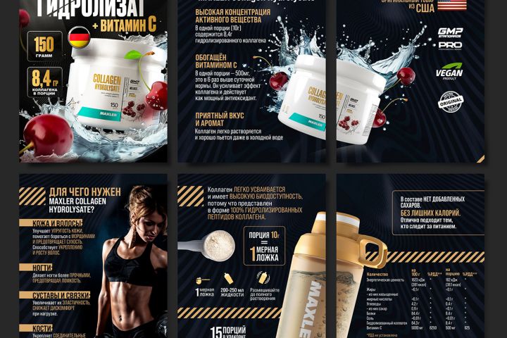 Дизайн карточек для маркетплейсов - 2123318