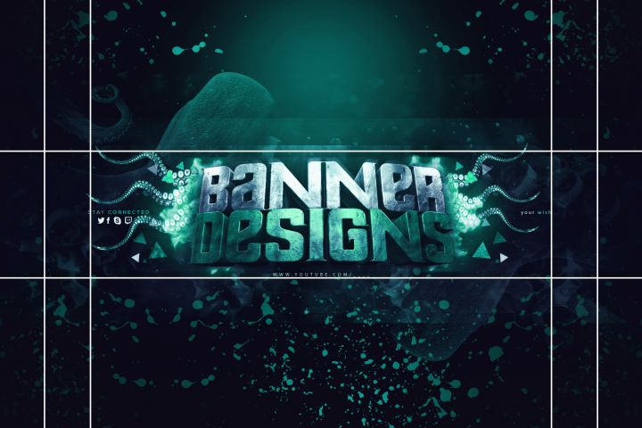 Шапка для канала Ютуб (Youtube) - 2128132