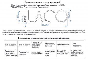 проект размещения информационных конструкций