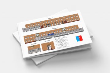 фасадная схема размещения рекламных конструкций