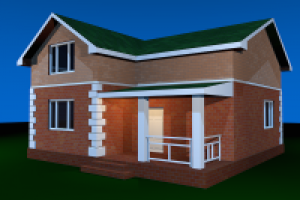 Простой коттедж