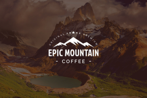 Epic Mountain Coffee. Дизайн упаковки и торговой марки.