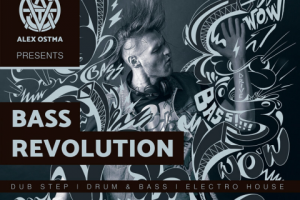 Дизайн логотипа и обложки для диджея Alex Ostma