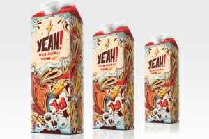 Дизайн концепция упаковки энергетического напитка YEAH