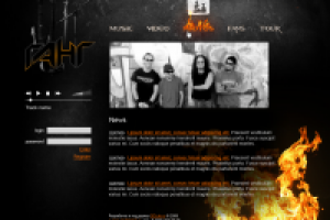 Сайт рок-группы ГАНГ