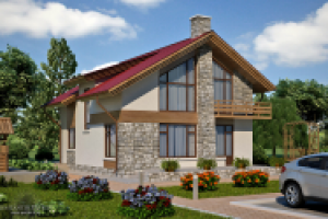 визуализация коттеджа