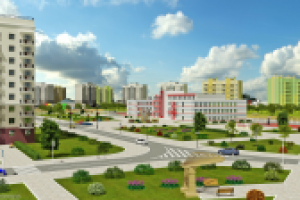 визуализация жилой застройки