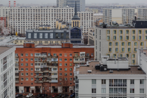 Вид на Санкт-Петербург. Март 2020