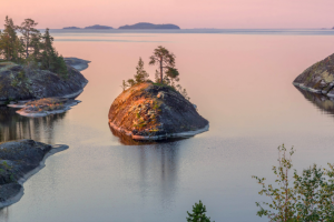 Утро в Ладожских шхерах