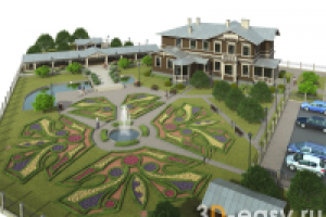 визуализация загородного дома