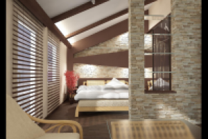 спальня в загородном доме, Янино