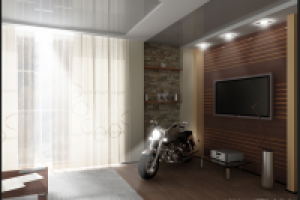 Гостиная в загородном доме