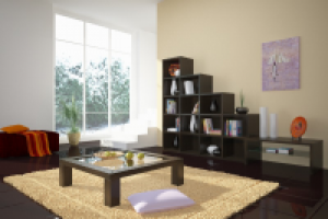 моделинг и визуализация мебели в интерьере