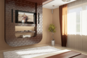 шоколадная спальня