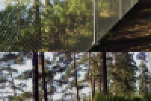 забор из сетки-рабицы