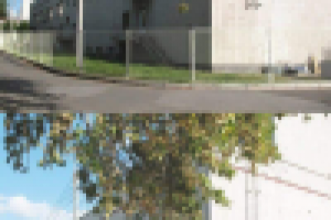 забор из сетки-рабицы