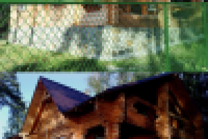 забор из сетки-рабицы