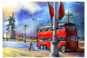 Старый троллейбус