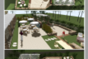 Летняя терраса кафе базы отдыха 1