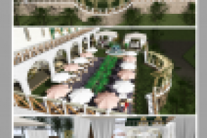 Летняя терраса кафе базы отдыха 2