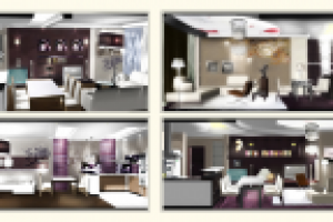 Гостиная, 2 варианта