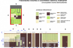 Раскладка плитки, санузел1