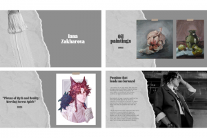 Портфолио художницы