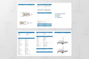 Лифлет по аренде яхт