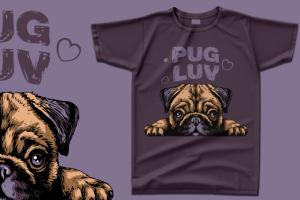 Pug T-shirt