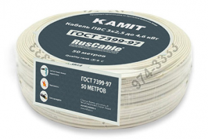 Камит. Упаковка для кабеля. 2010 год. По ссылке макет крупно.