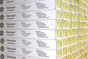 Логотп компании Glanzepol на упаковке продукции