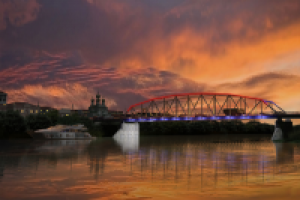 Мост через р.Сылва проект подсветки