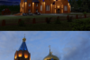 церковь проект подсветки и фото реализованного